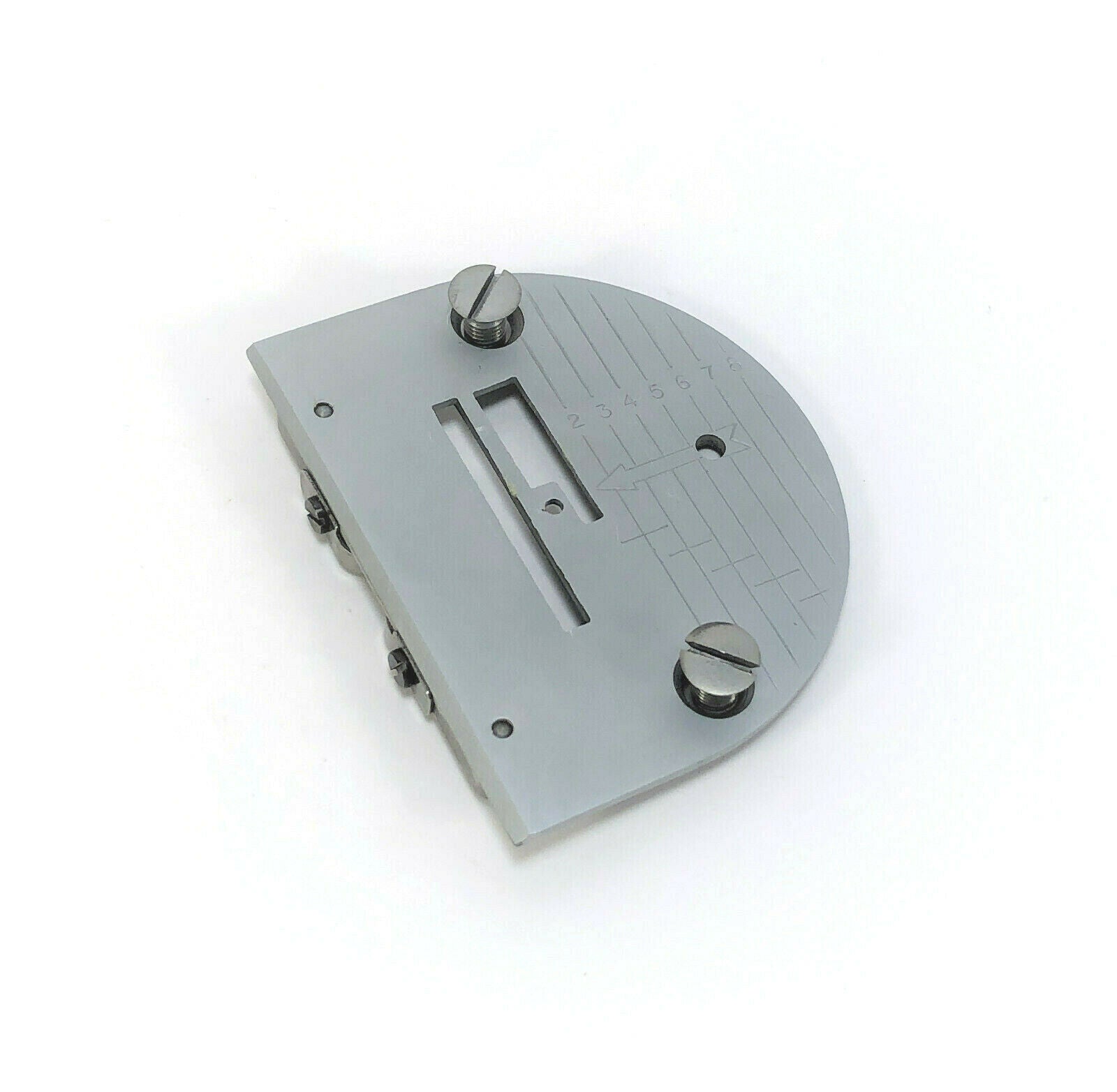 Singer 221 Featherweight Sewing Machine Satin Graduated Throat Needle Plate Simanco 45940 White 221K - The Old Singer Shop