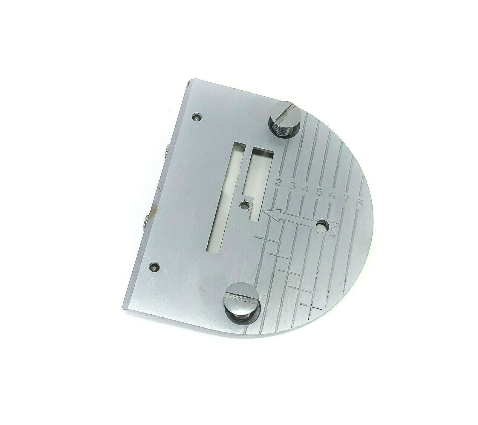 Singer 221 Featherweight Sewing Machine Satin Graduated Throat Needle Plate Simanco 45940 - The Old Singer Shop