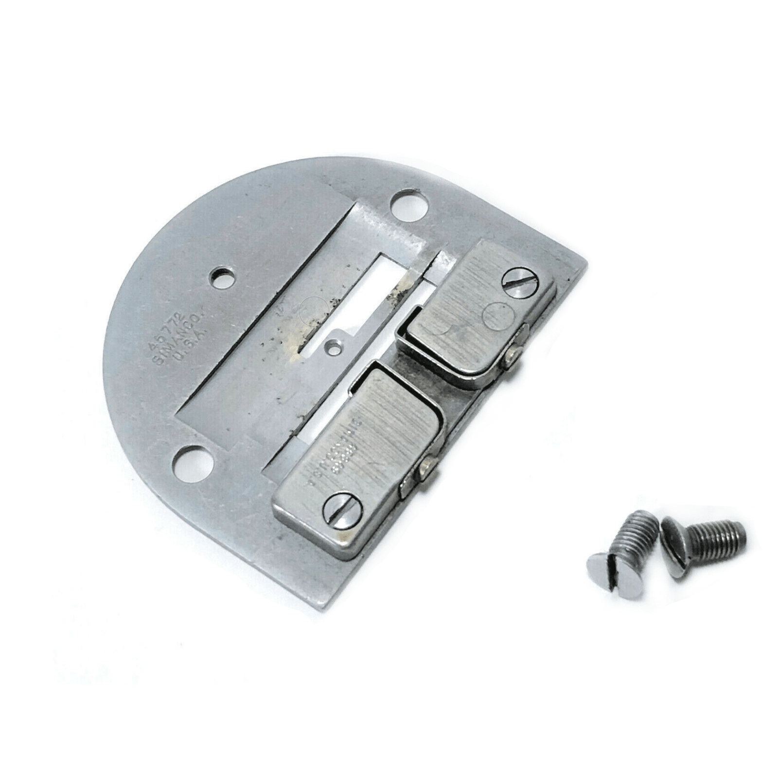 Singer 221 Featherweight Sewing Machine Throat Needle Plate Simanco Part 45772 - The Old Singer Shop