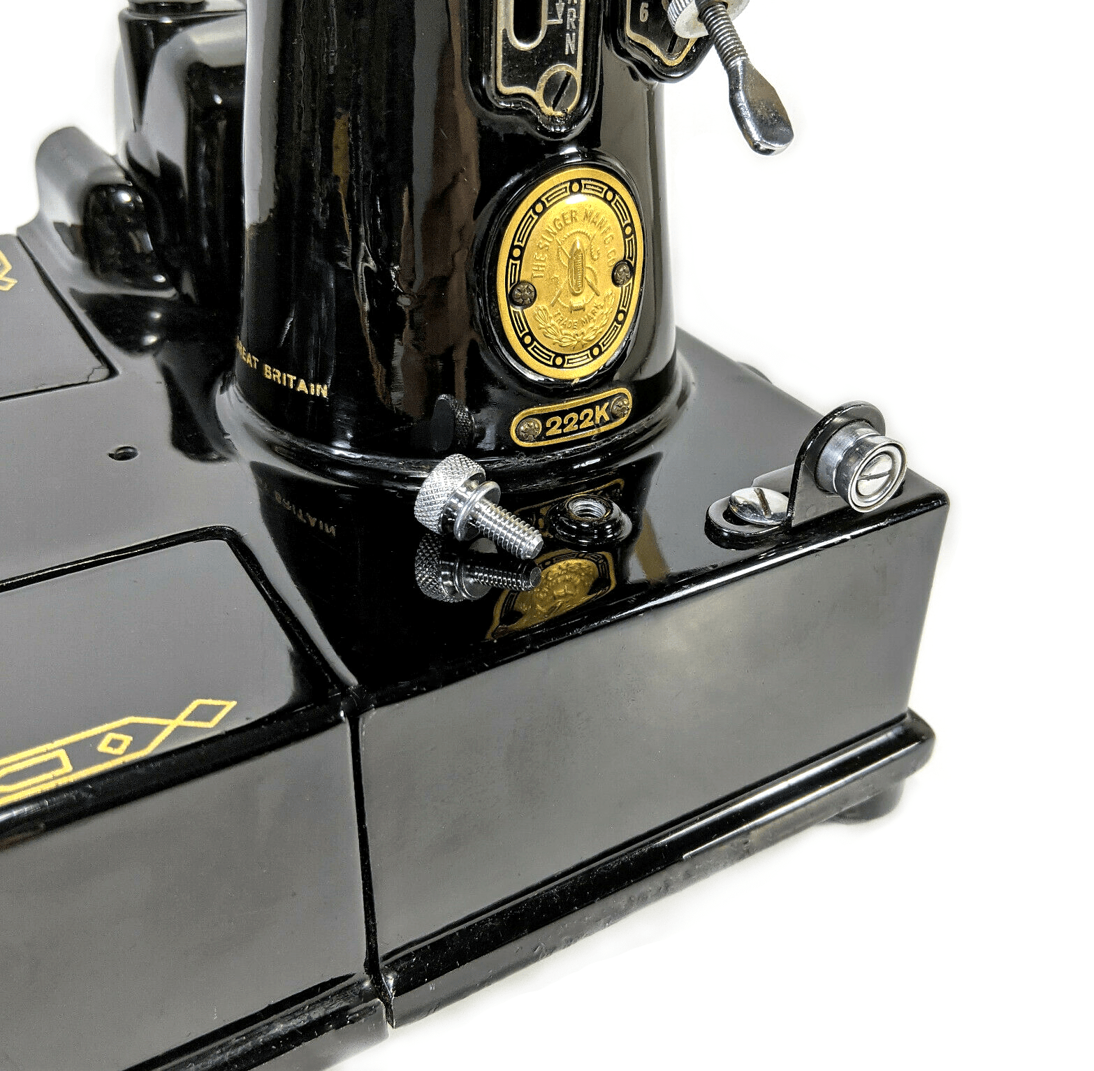 Singer 222K Featherweight Bed Retaining Thumb Screw Replacement Part NEW - The Old Singer Shop