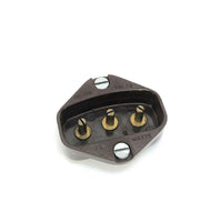 Singer 301 301A Sewing Machine Terminal Block 3 Pin Prong Plug Power Connector LBOW Brown - The Old Singer Shop