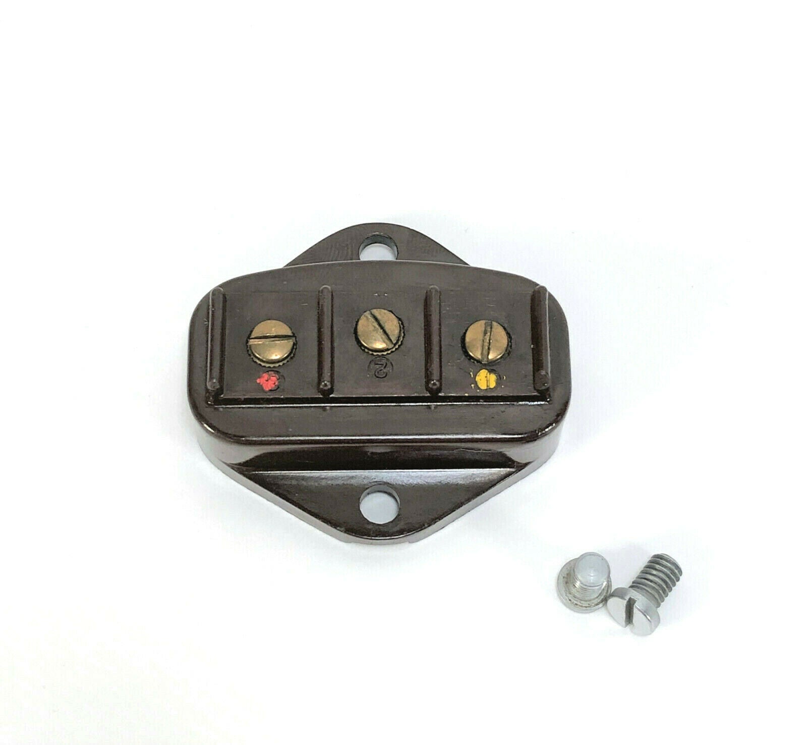 Singer 301 301A Sewing Machine Terminal 3 Prong Plug Power Connector LBOW Brown - The Old Singer Shop