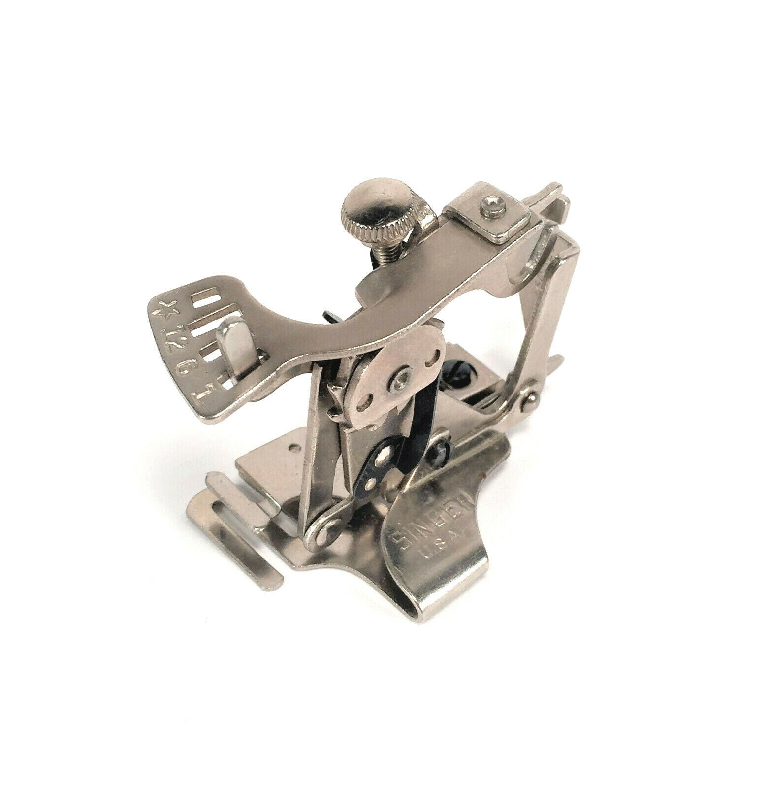 Singer 301 Sewing Machine Slant Shank Ruffler Foot Attachment Simanco 160629 - The Old Singer Shop