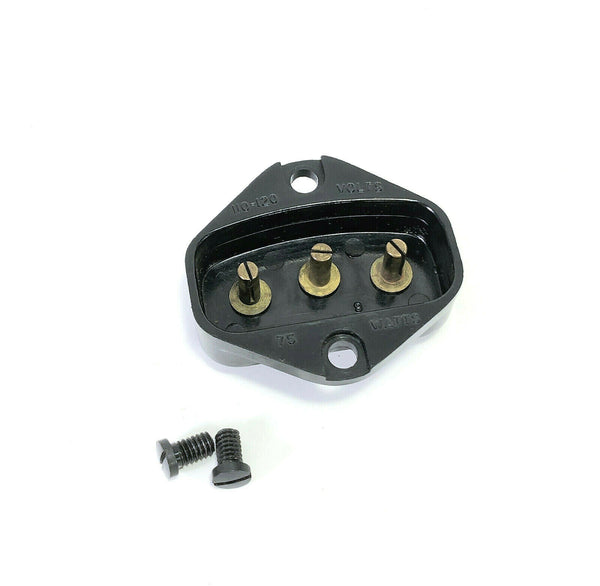 Singer 301 301A Sewing Machine Terminal Block 3 Pin Prong Plug Power Connector Black - The Old Singer Shop