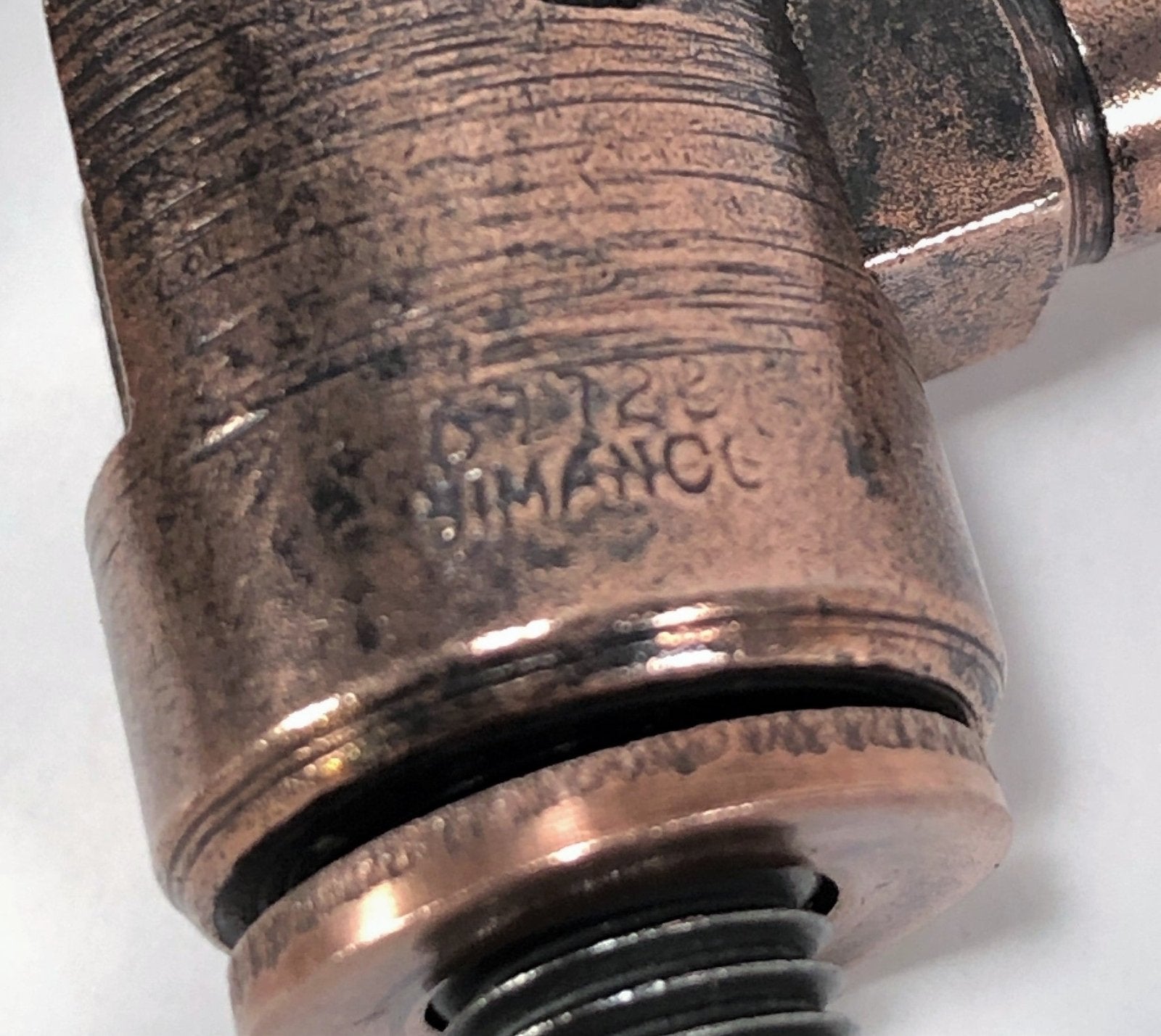 Singer Sewing Machine Bentwood Case Head Pin Mounting Hinges Copper Finish Simanco 87722 - The Old Singer Shop