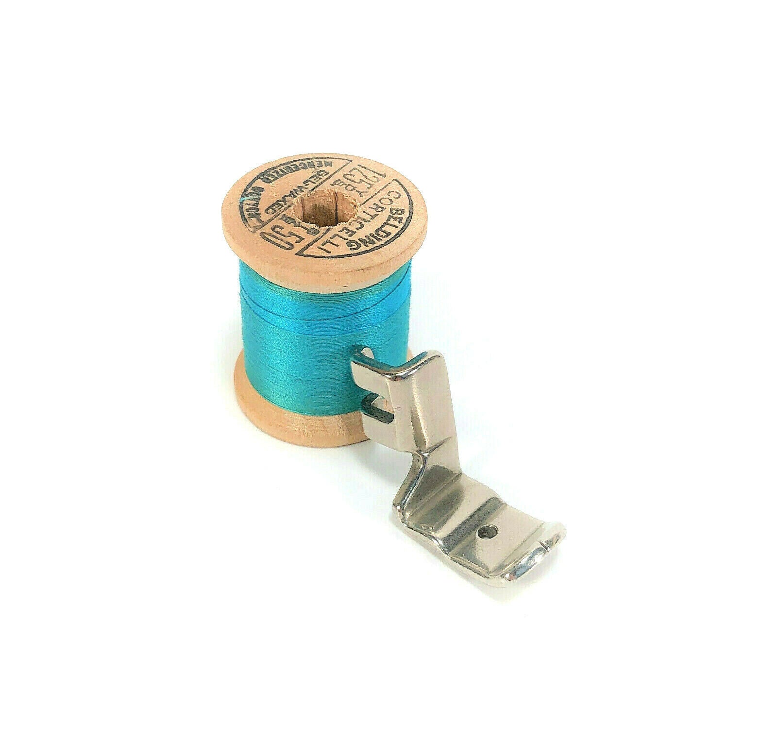 Singer Sewing Machine Low Shank Gathering Shirring Presser Foot Attachment Simanco 121441 - The Old Singer Shop
