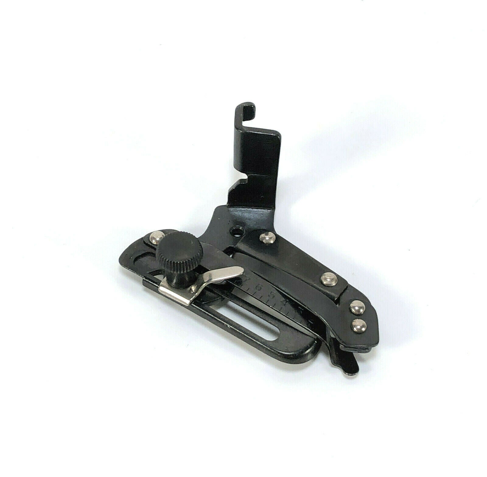 Singer Sewing Machine Blackside Low Shank Adjustable Hemmer Foot Attachment Simanco 35931 B - The Old Singer Shop