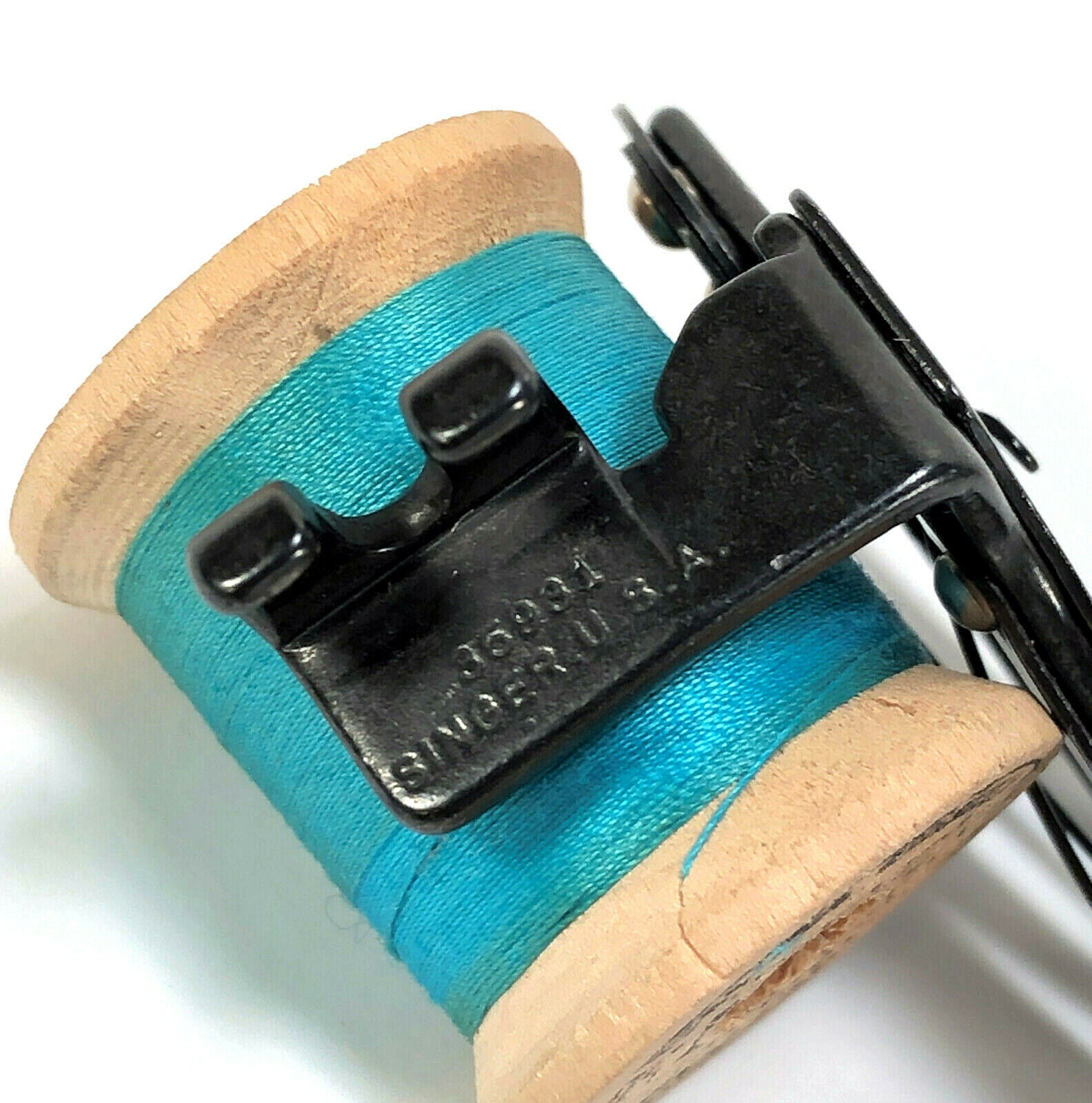 Singer Sewing Machine Blackside Low Shank Adjustable Hemmer Foot Attachment Simanco 35931 B - The Old Singer Shop