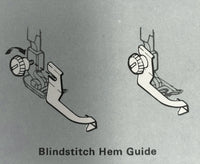 Singer Sewing Machine Slant Shank Blind Stitch Hem Guide Attachment Simanco 171110 - The Old Singer Shop