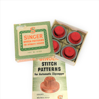 Singer Sewing Machine Automatic Zigzagger Stitch Pattern Cam Set Red Simanco 161008 - The Old Singer Shop