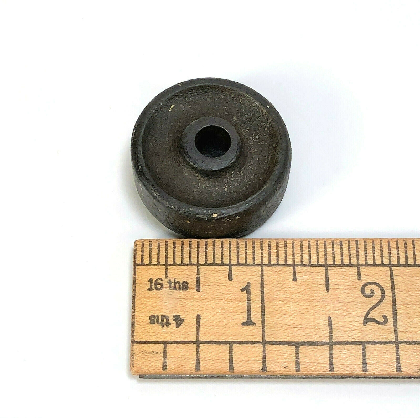 Singer Treadle Cabinet Castor Wheel Early 1/2" Version Original Simanco Part - The Old Singer Shop
