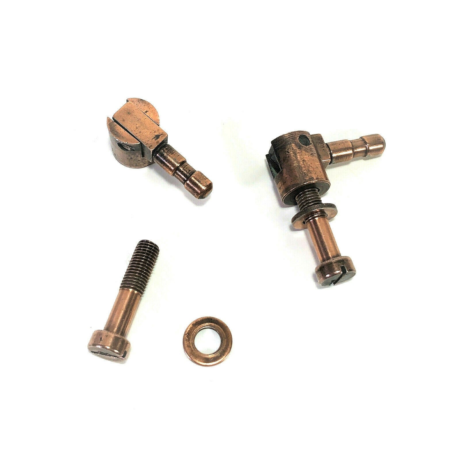 Singer Sewing Machine Bentwood Case Head Pin Mounting Hinges Copper Finish Simanco 87722 - The Old Singer Shop
