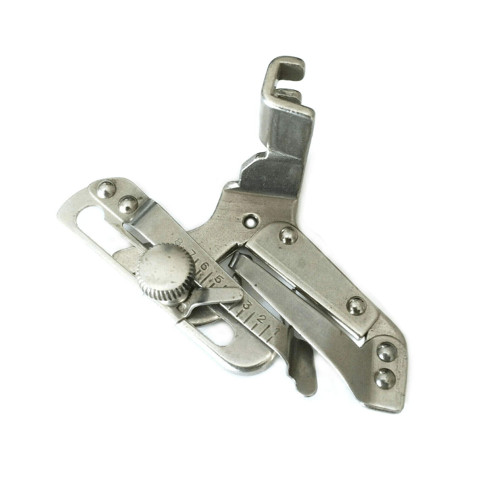 Singer Sewing Machine Low Shank Adjustable Hemmer Foot Attachment Simanco 35931 - The Old Singer Shop