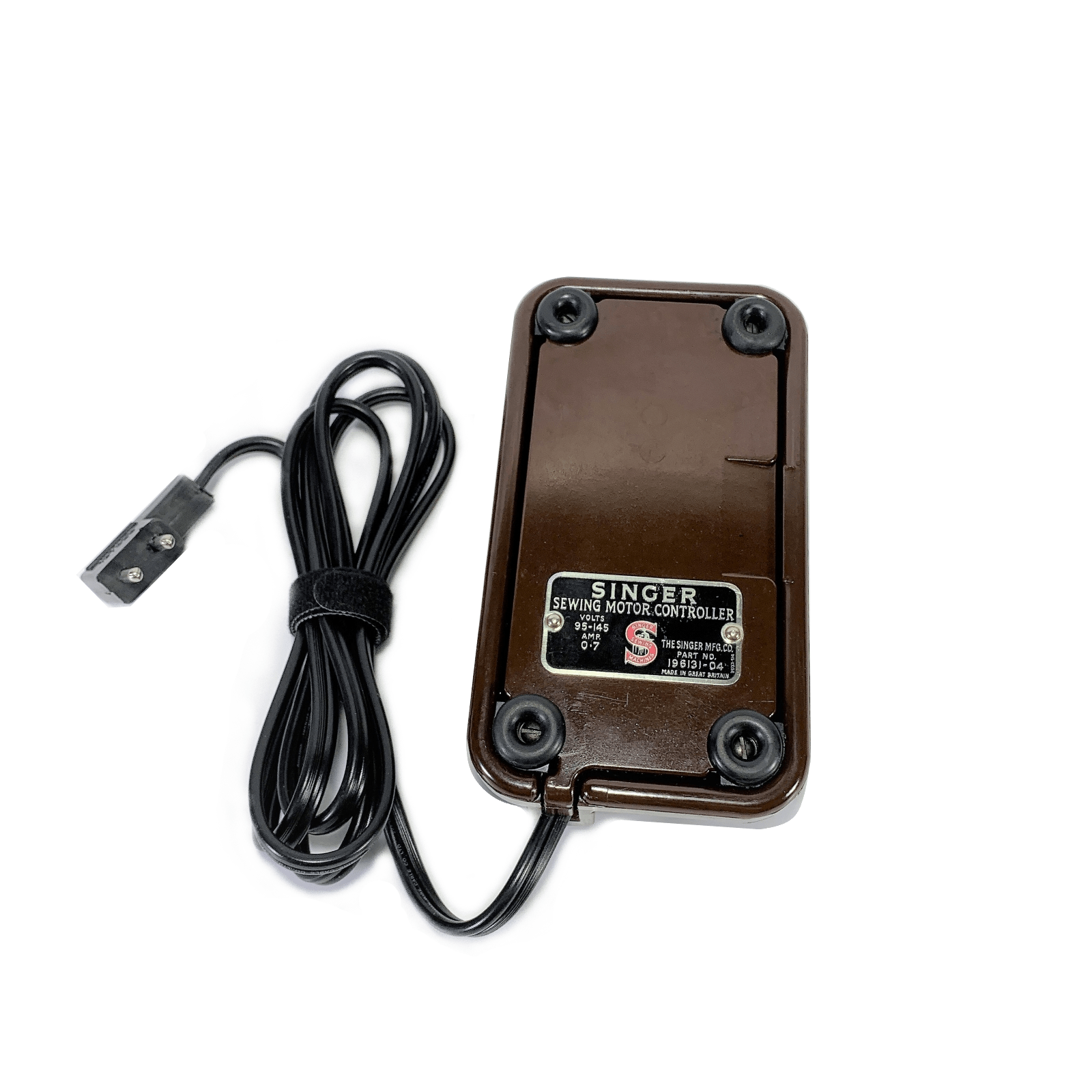 Singer 301 401 403 404 Sewing Machine Brown Bakelite Foot Pedal Speed Controller Re - Wired - The Old Singer Shop