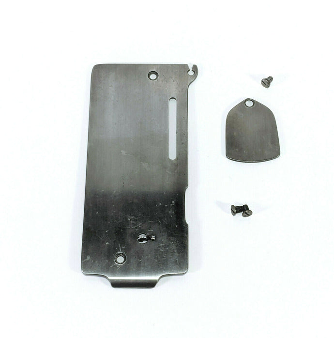 Early Singer 28 28K Sewing Machine Plain Steel Face and Trapezoid Plat ...