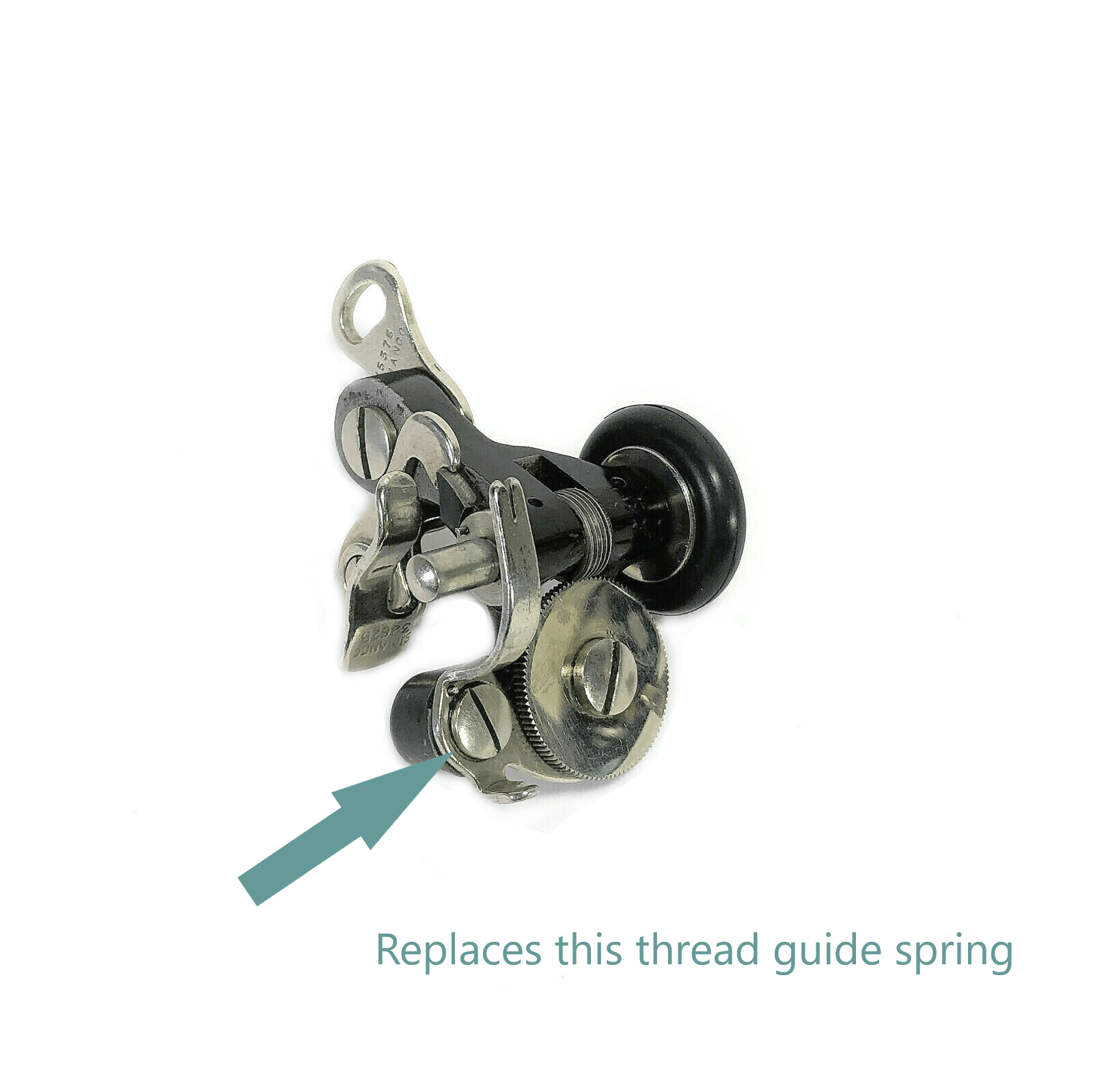 New Singer 66 99 15 - 30 115 Sewing Machine Bobbin Winder Thread Guide Spring 15366 - The Old Singer Shop
