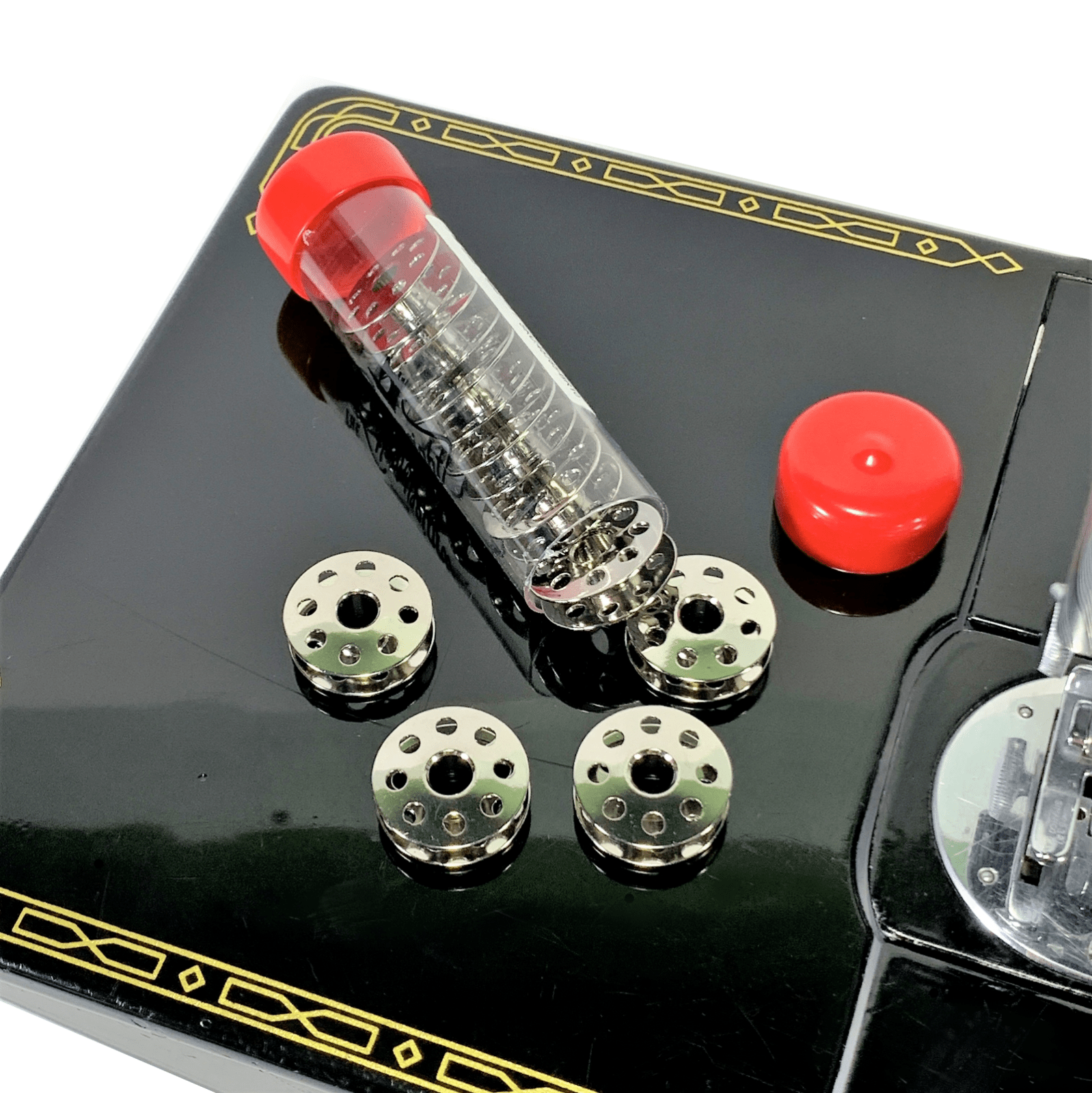 New Singer Featherweight Sewing Machine Bobbins 221 222K 301 Roll of 10 or 15 - The Old Singer Shop