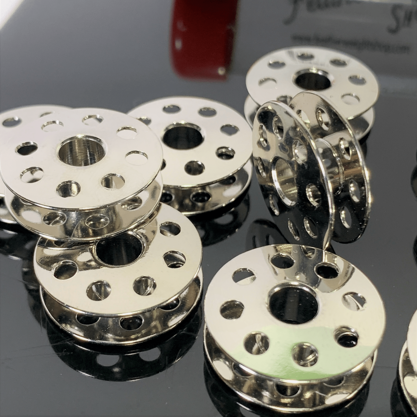 New Singer Featherweight Sewing Machine Bobbins 221 222K 301 Roll of 10 or 15 - The Old Singer Shop