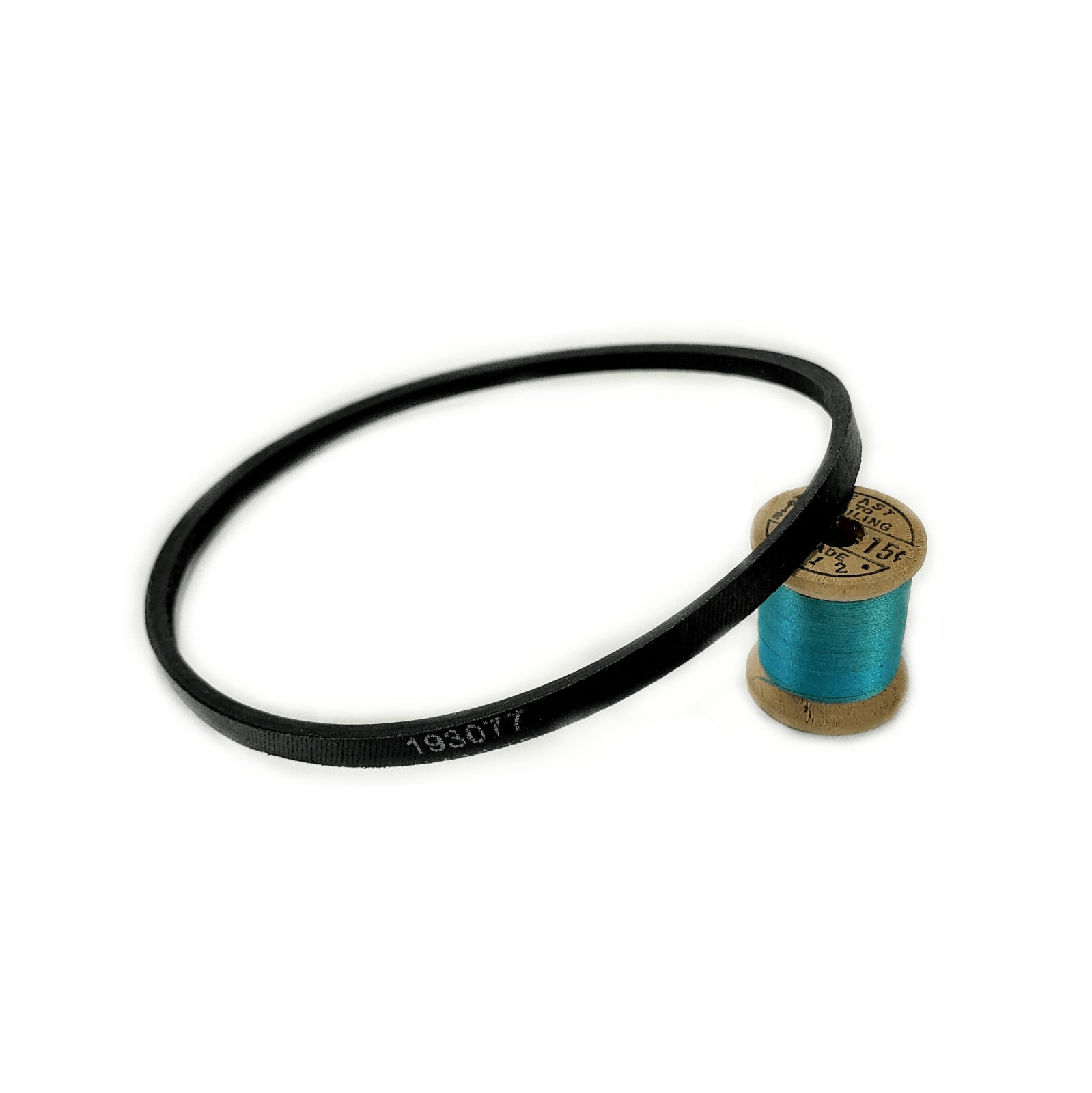 New Singer Sewing Machine 15 3/8" V Belt 193077 for 15 66 99 128 w SOLID Hand Wheel - The Old Singer Shop