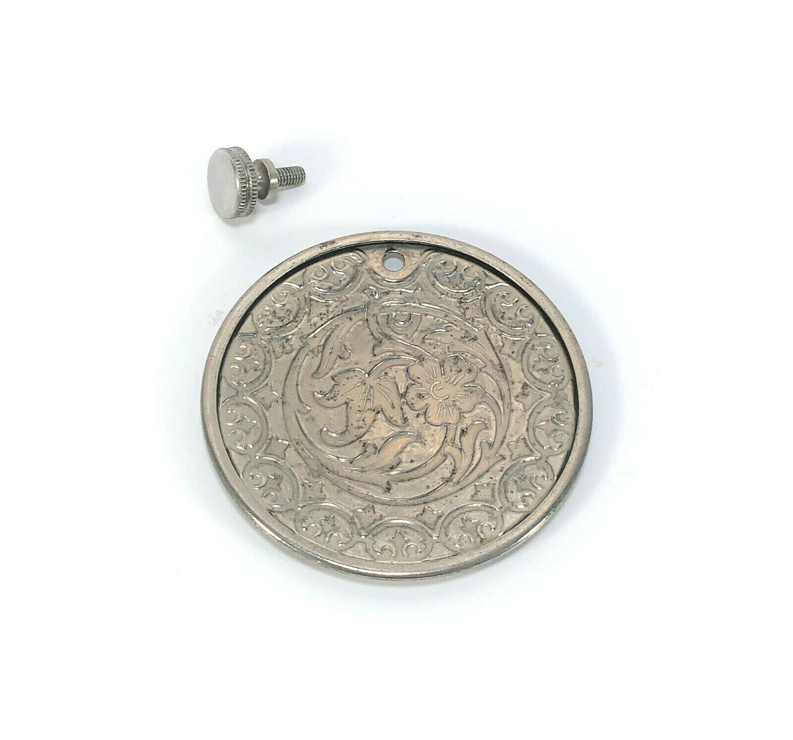 Singer 115 127 Sewing Machine Floral Scroll Back Rear Cover Plate Simanco 55513 - The Old Singer Shop