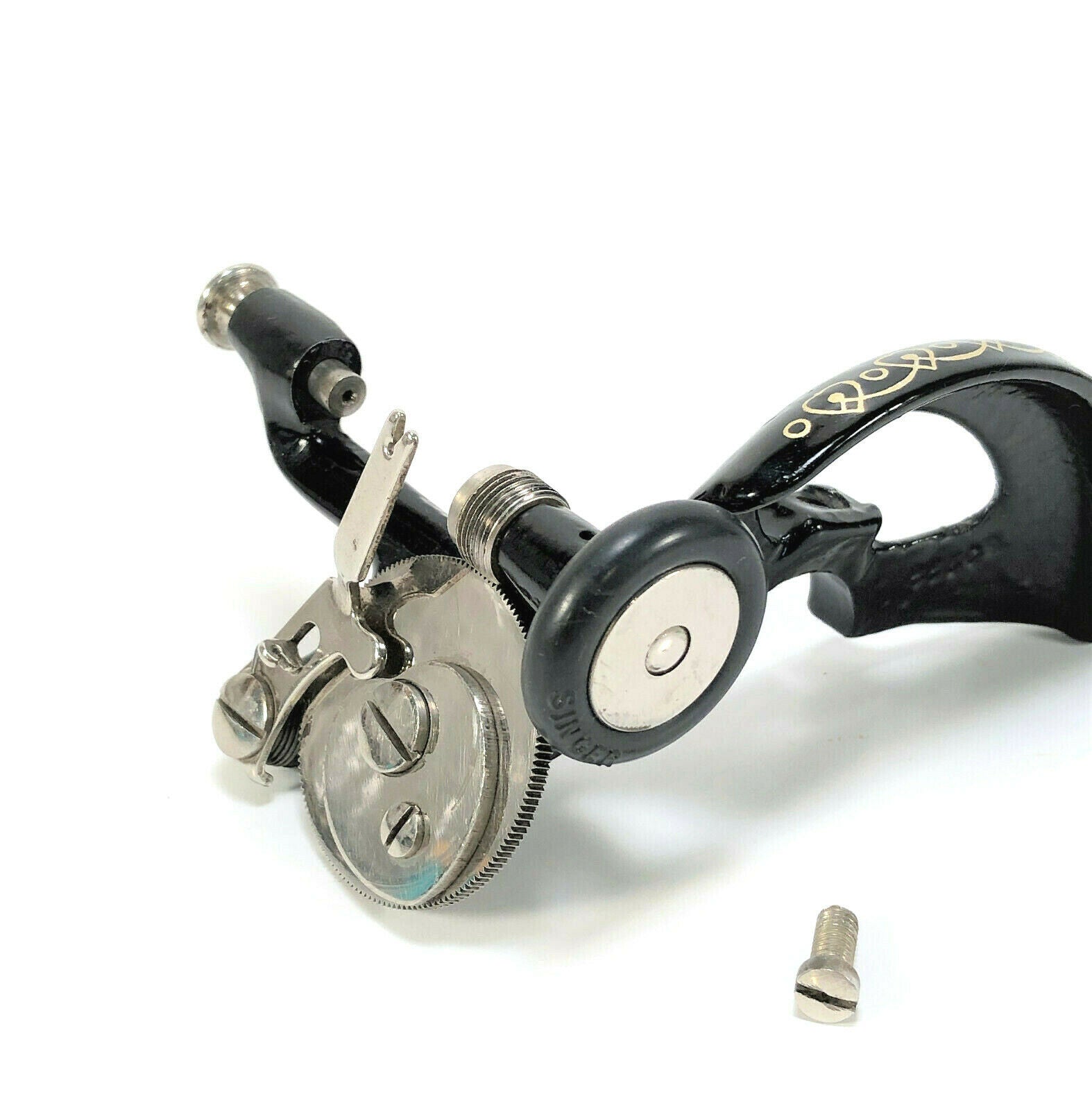 Singer 127 128 Sewing Machine Bobbin Winder Belt Guard Assembly Simanco 55511 - The Old Singer Shop