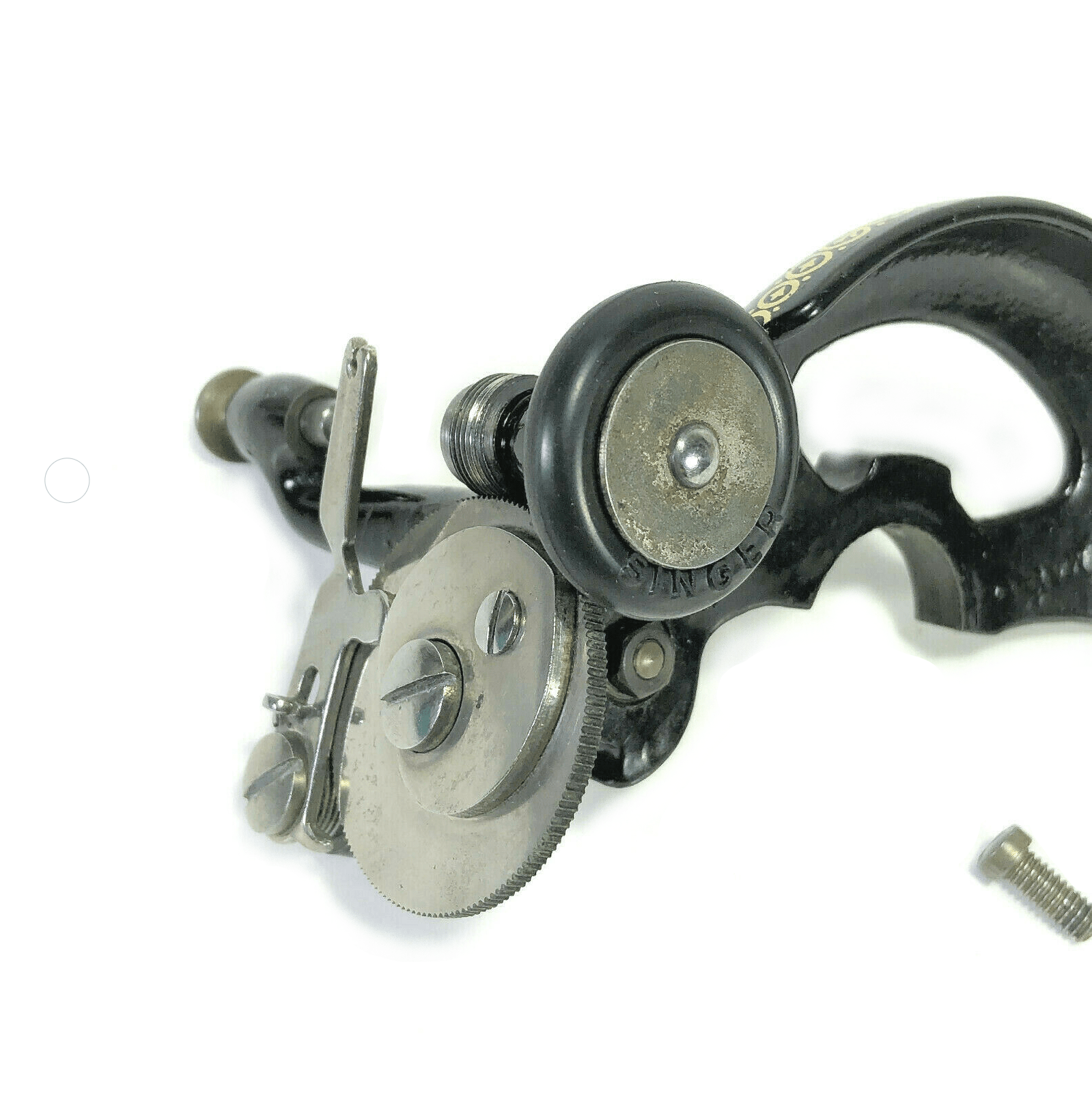 Singer 127 128 Sewing Machine Bobbin Winder Belt Guard Assembly Simanco 55511 NK - The Old Singer Shop