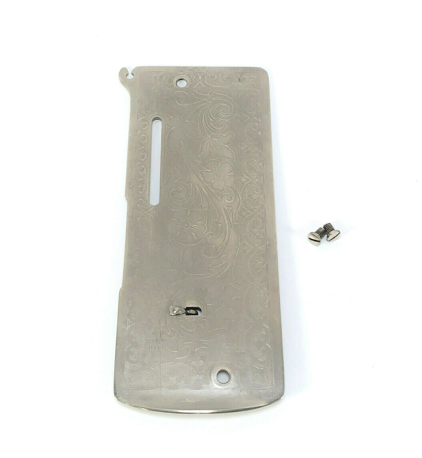 Singer 27 127 Sewing Machine Side Face Plate Floral Scroll Pattern Simanco 8210 - The Old Singer Shop