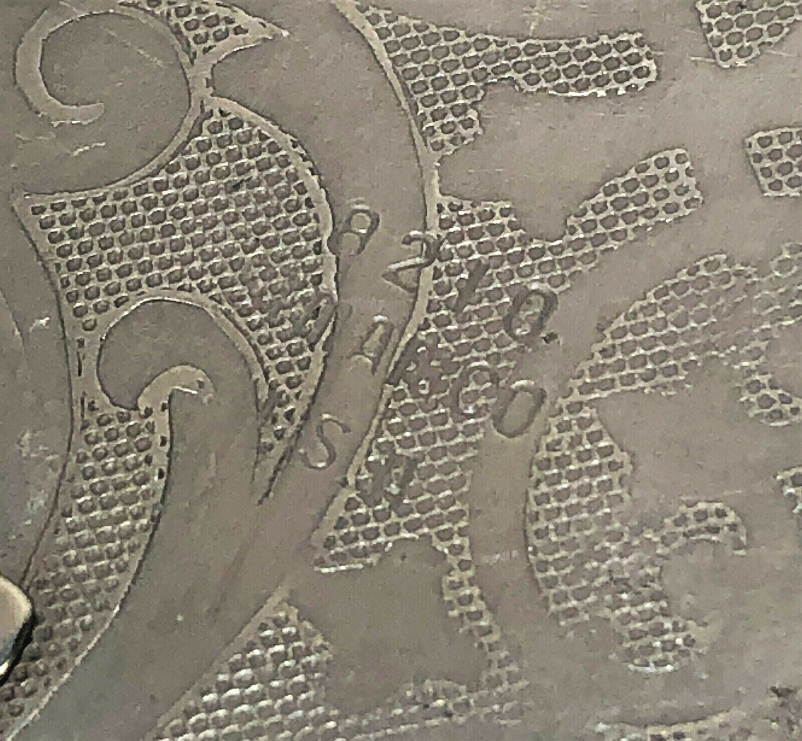 Singer 27 127 Sewing Machine Side Face Plate Floral Scroll Pattern Simanco 8210 - The Old Singer Shop