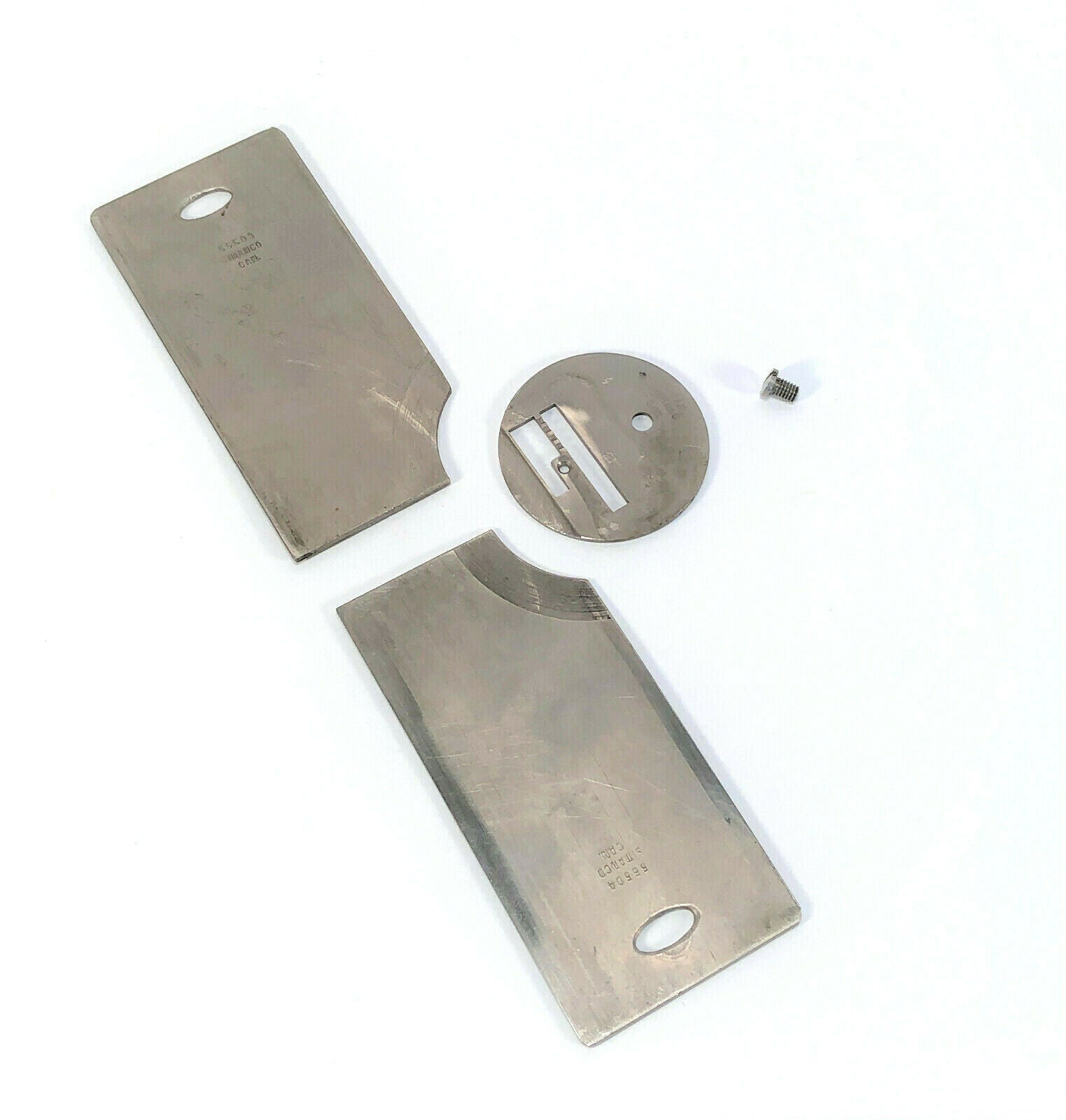 Singer 127 Sewing Machine Front Rear Slide and Throat Plate Set Simanco 55503 55504 8323 - The Old Singer Shop