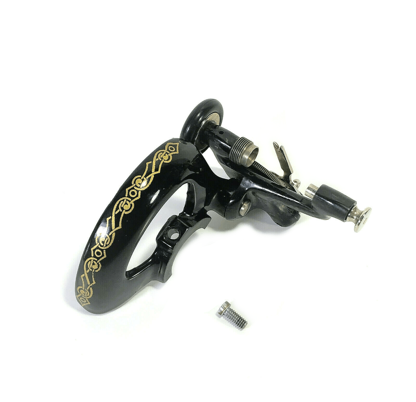 Singer 128 Sewing Machine Bobbin Winder Belt Guard Assembly Celtic Swirl Simanco 55511 NK - The Old Singer Shop