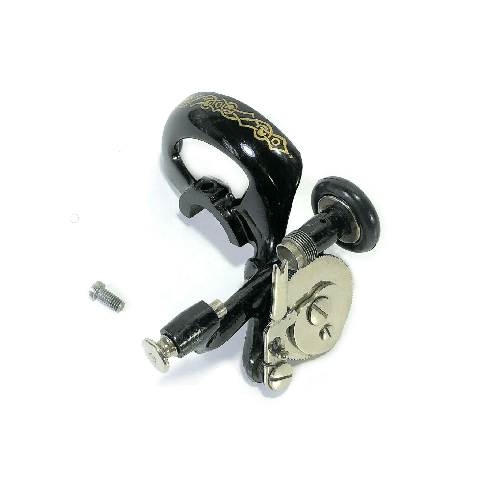 Singer 128 Sewing Machine Bobbin Winder Belt Guard Assembly Celtic Swirl Simanco 55511 NK - The Old Singer Shop