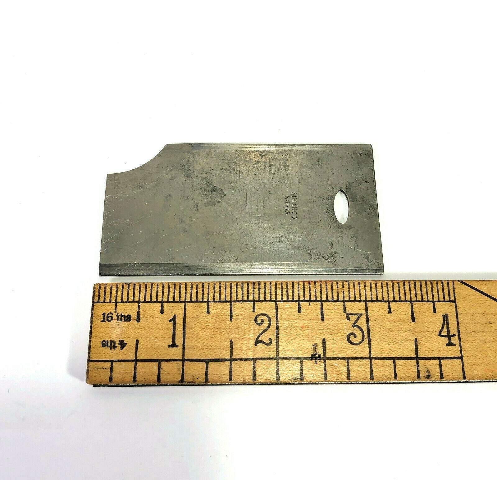 Singer 28 128 Sewing Machine Front Slide Plate in Nickel Simanco Part 54513 - The Old Singer Shop