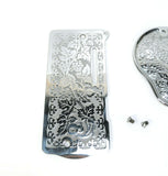 Singer 128 Sewing Machine Grape Face and Rear Cover Plate in Chrome Simanco 8361 54525 - The Old Singer Shop
