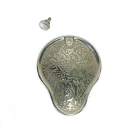 Singer 128 Sewing Machine Rear Convex Cover Plate in Grape Pattern Nickel Simanco 54525 - The Old Singer Shop