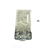 Singer 128 Sewing Machine Side Face Plate with Grape Vine Pattern Simanco 8361 Nickel - The Old Singer Shop