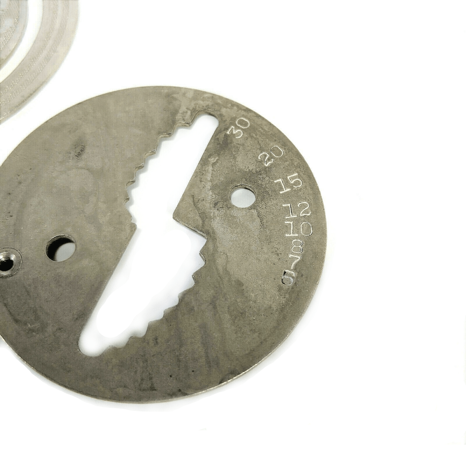 Rare 1932 Singer 15 - 91 Sewing Machine Scrolled Nickel Stitch Length Regulator Indicator Plate - The Old Singer Shop