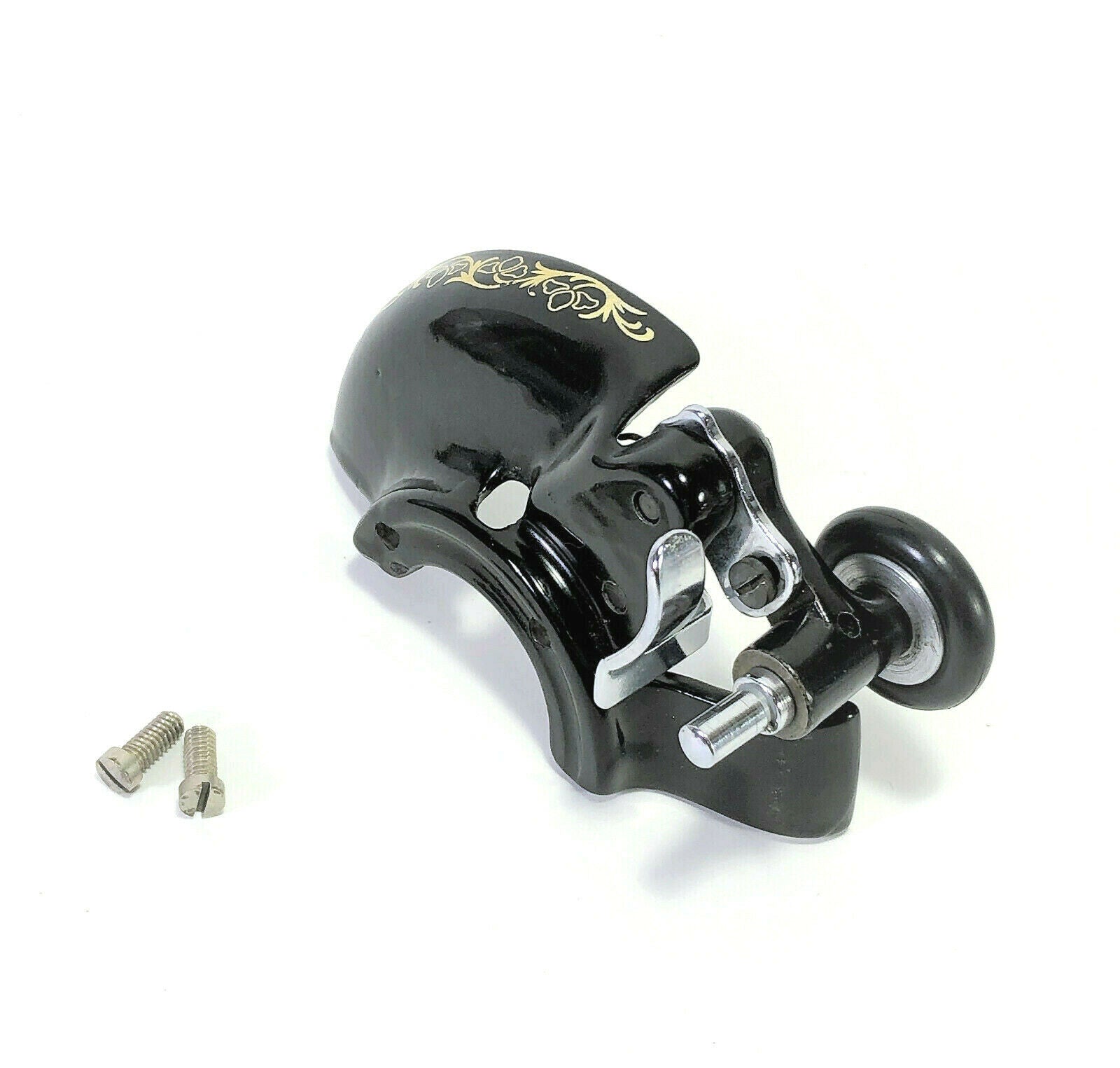 Singer 15 - 90 Sewing Machine Bobbin Winder Belt Guard Assembly Trefoil Decal Simanco 125324 - The Old Singer Shop