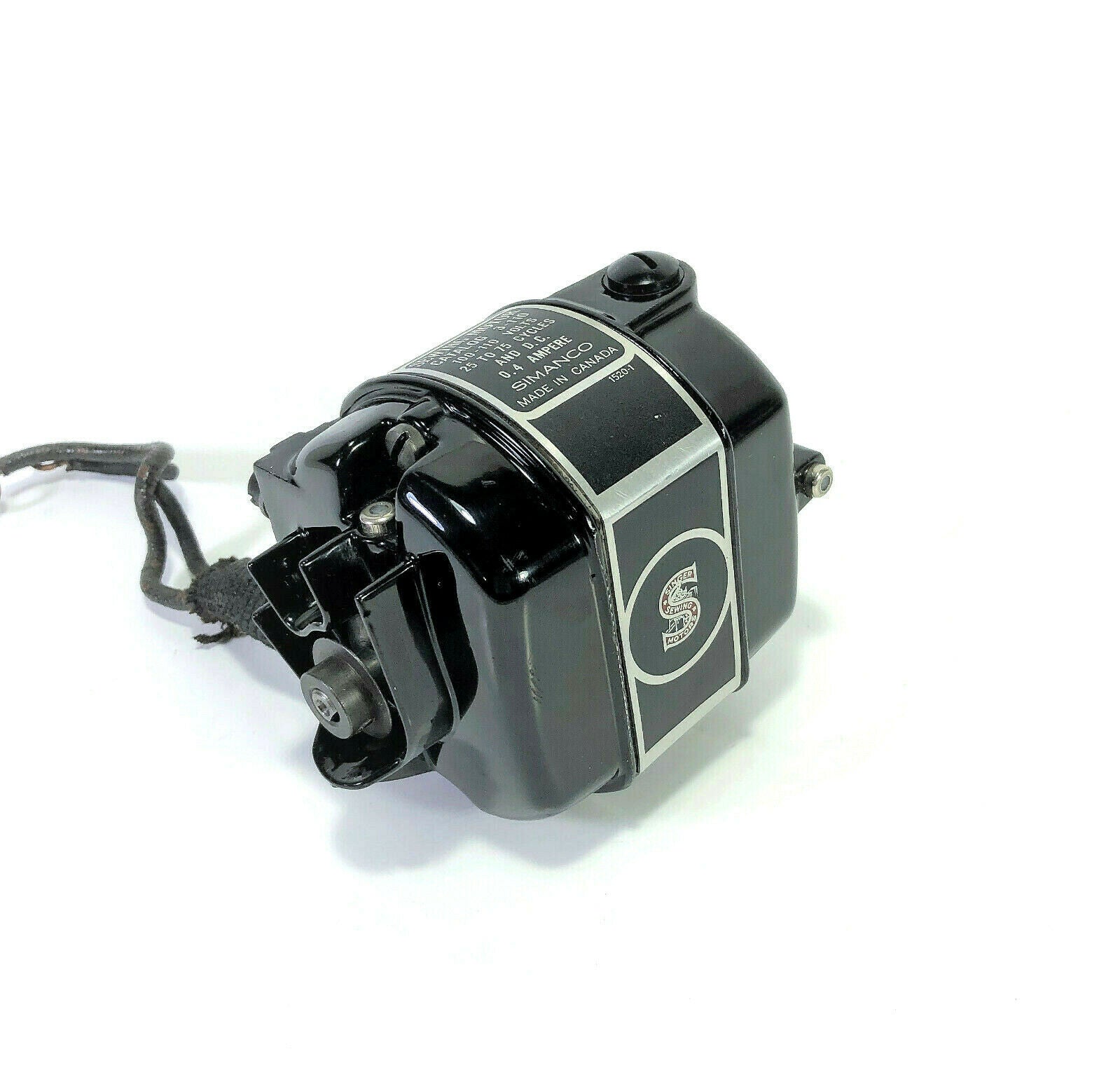 Singer 221 222K Featherweight Sewing Machine Motor Vintage Original Simanco - The Old Singer Shop