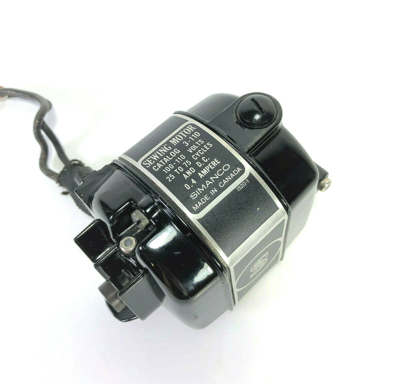 Singer 221 222K Featherweight Sewing Machine Motor Vintage Original Simanco - The Old Singer Shop