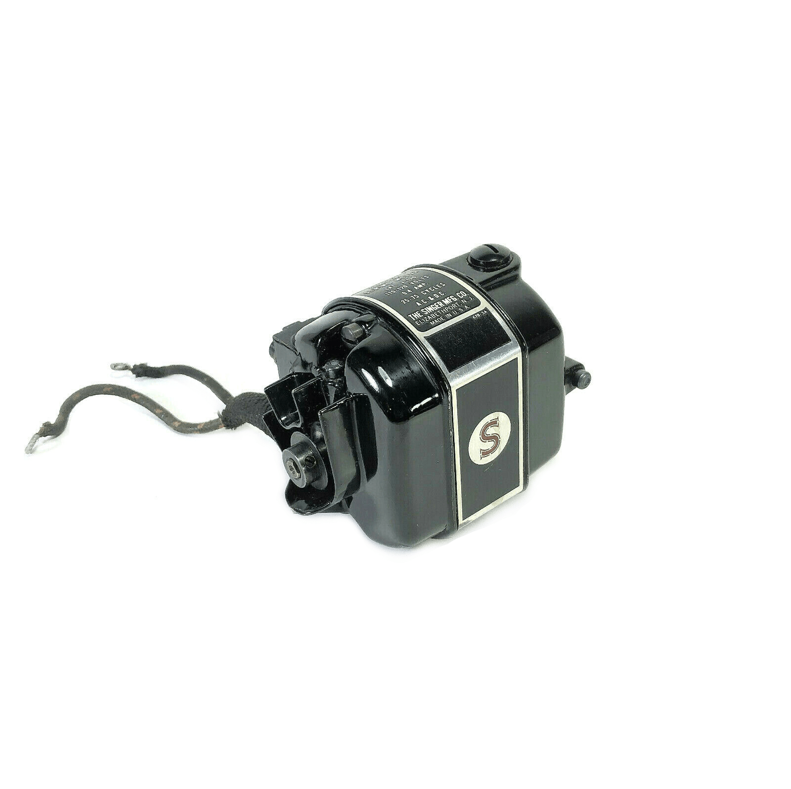 Singer 221 222K Featherweight Sewing Machine Motor Vintage Original Simanco USA CAT 3 - 120 - The Old Singer Shop