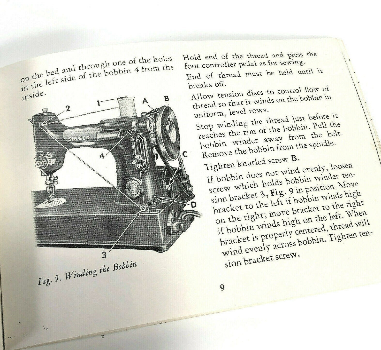 Singer Featherweight 221 Sewing Machine Instruction Manual Vintage Original 1954 - The Old Singer Shop