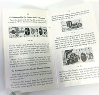 Singer Featherweight 221 Sewing Machine Instruction Manual Vintage Original 1941 - The Old Singer Shop