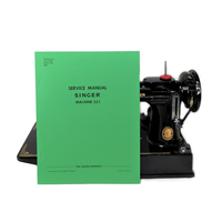 Singer 221 Featherweight Sewing Machine Service Repair Manual NEW - The Old Singer Shop