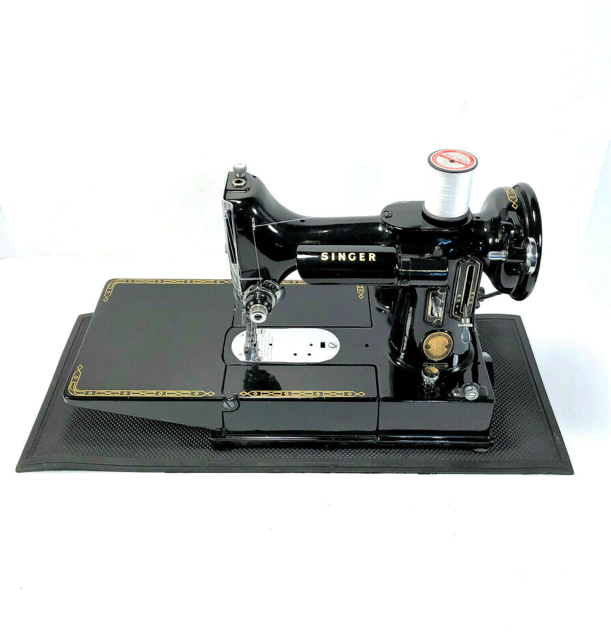 Singer Sewing Mat Singer Sewing Machine Full Size Rubber Mat Vintage Simanco Accessory ...