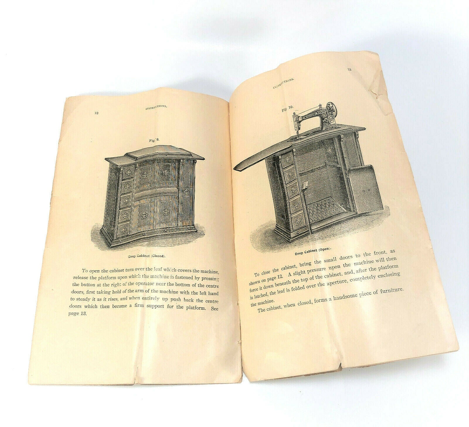 Singer 27 Vibrating Shuttle No 2 Sewing Machine Instruction Manual 1899 Vintage Original - The Old Singer Shop