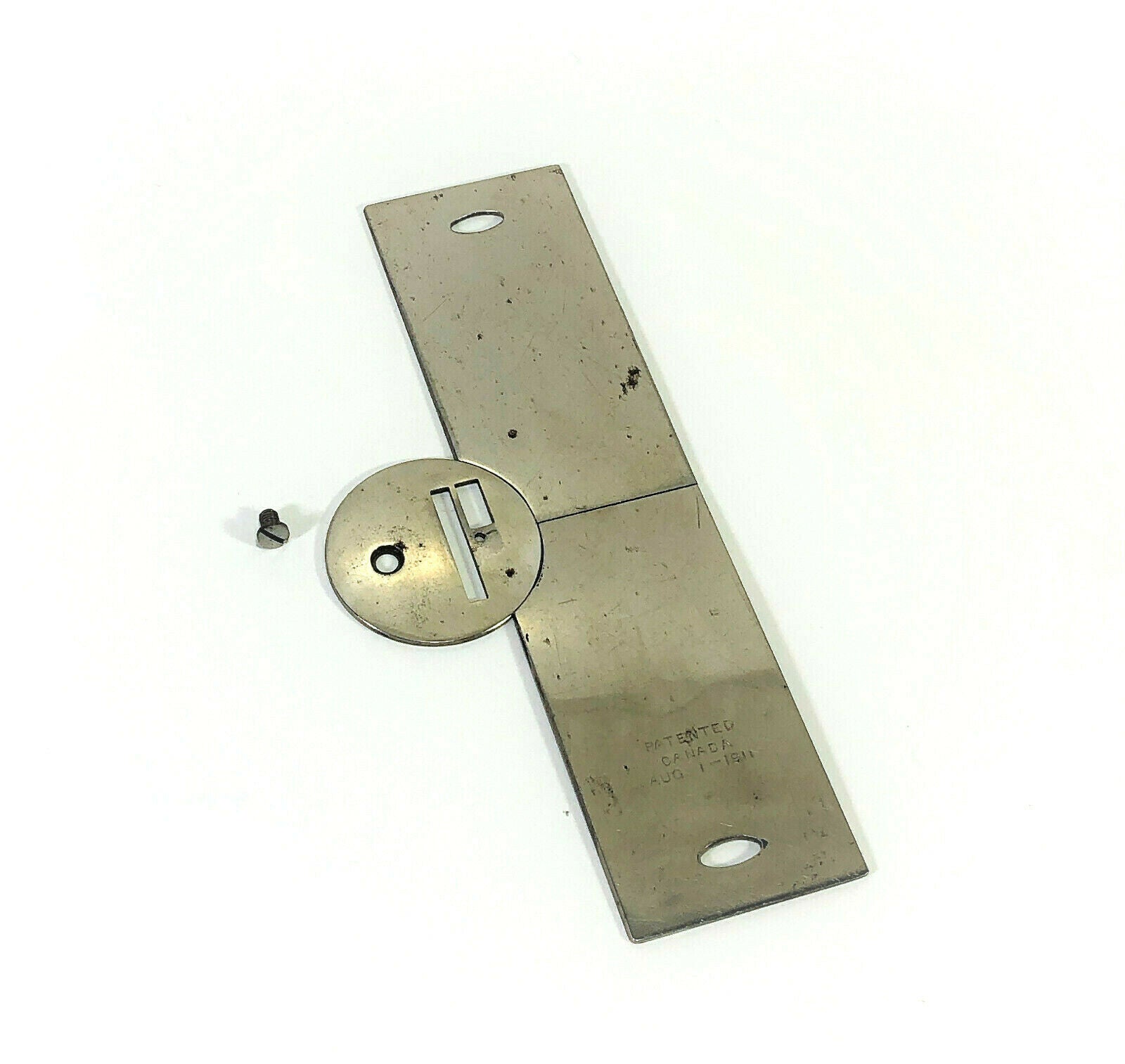 Early Singer 28 128 Sewing Machine Front Rear Slide Throat Plate Set Simanco 54513 54512 8240 - The Old Singer Shop