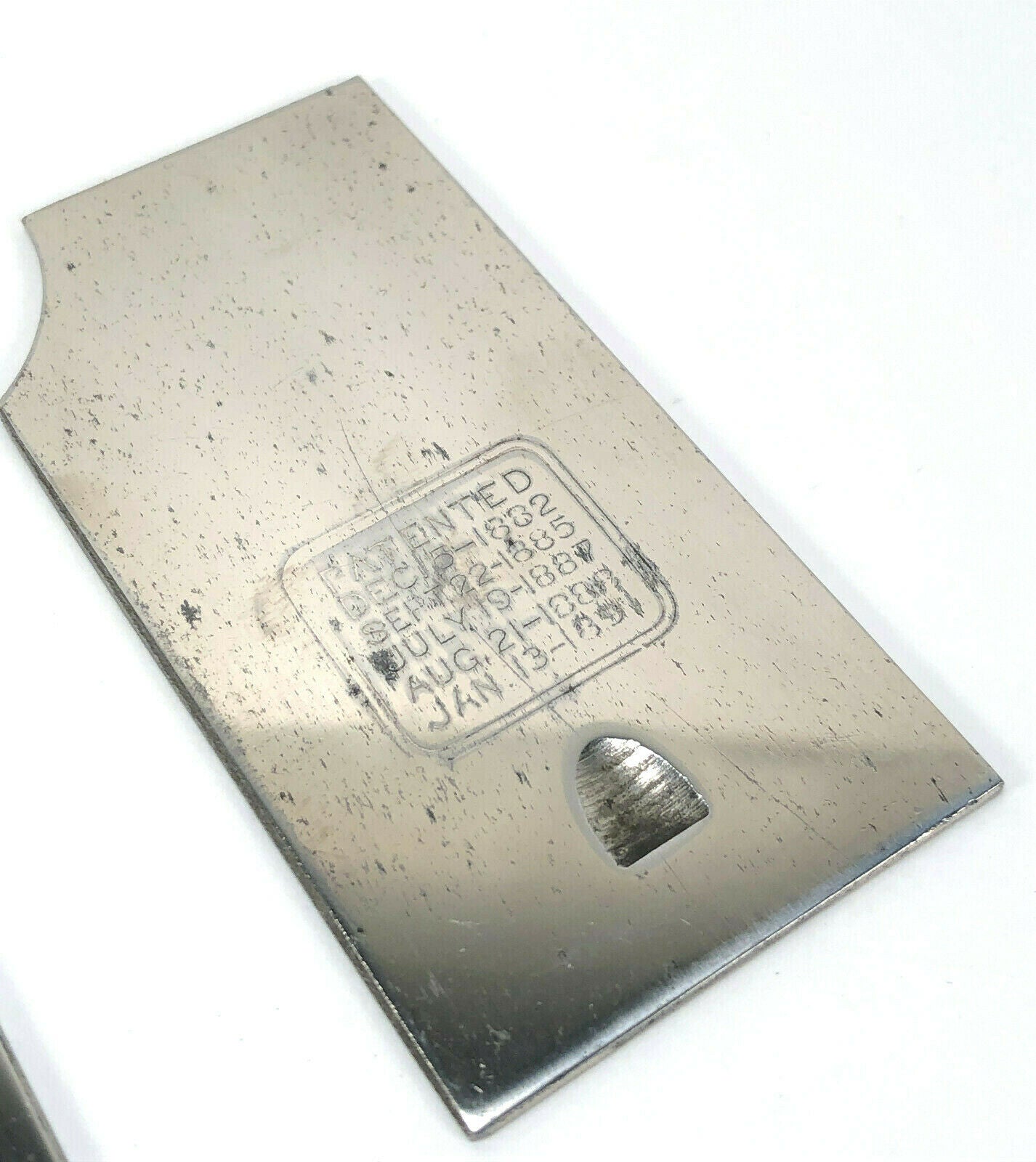 Early Singer 28 128 Front Rear Slide Throat Plate Set Simanco Part 8369 8368 8323 - The Old Singer Shop