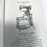 Singer 29 Industrial Sewing Machine List of Parts Booklet Manual 29K58 29K60 29K62 - The Old Singer Shop