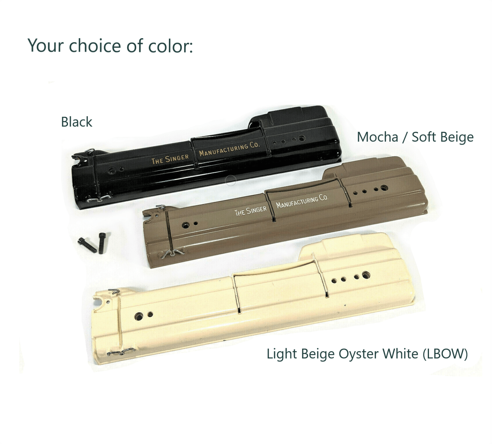 Singer 301 301A Sewing Machine Top Lid Cover with Handle Simanco 170010 170170 - The Old Singer Shop