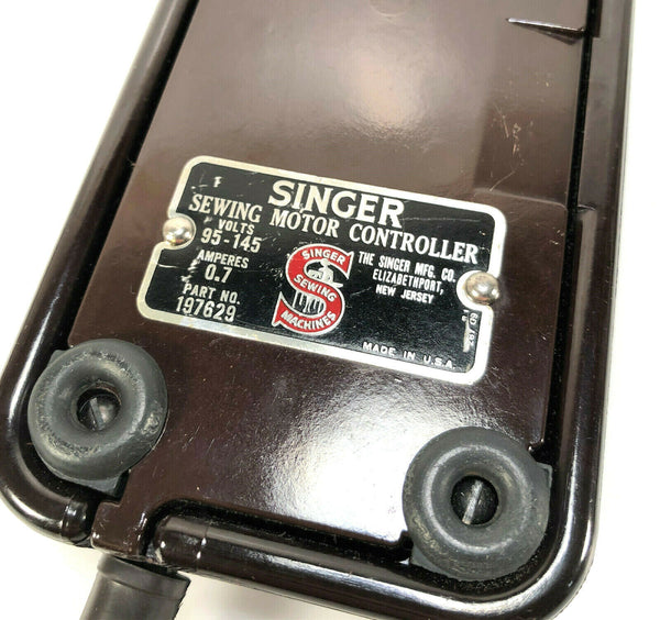 SINGER SIMANCO Sewing Machine Motor, Light, Pedal Cabling Serviced &  Restored by 3FTERS 